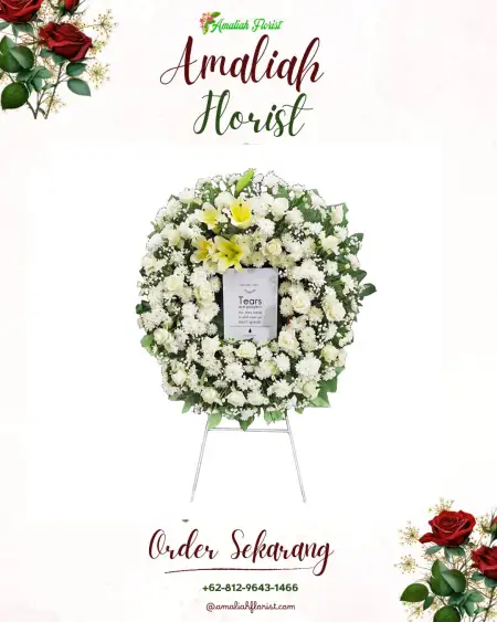 Krans Bunga Duka Petandakan